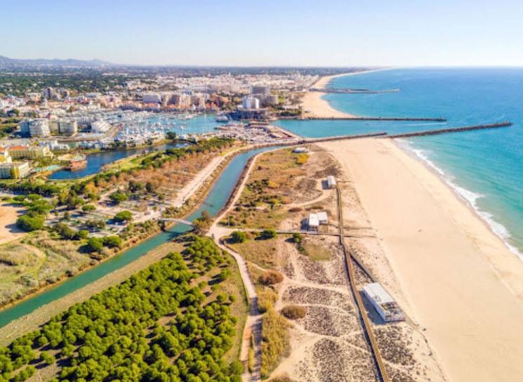 Praia da Rocha Baixinha Nascente, Portugal, Portugal